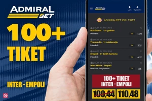 AdmiralBet 100+ tiket - Inter korača ka tituli, a mi ga pratimo!